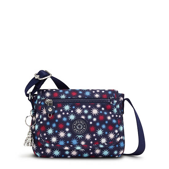 Kipling Sabian Printed Crossbody Mini Tassen Paars | BE 1352BE